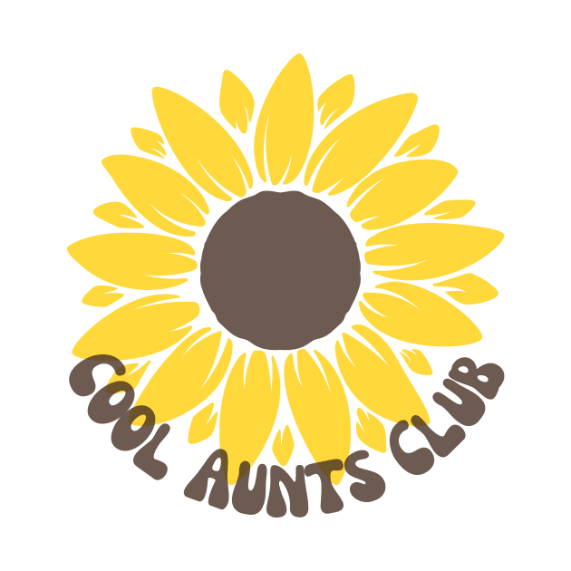 Sunflower aunt graphic by Doodlehive 