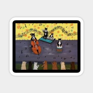 Jazz Cats Magnet