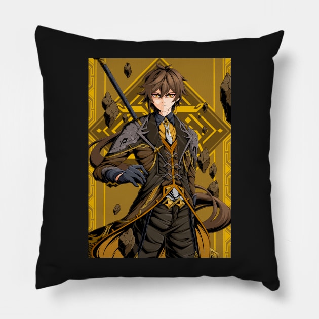 GENSHIN IMPACT ZHONGLI Pillow by Minami14R