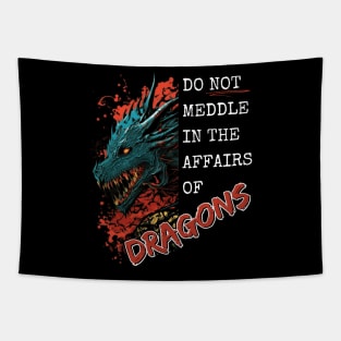 Do Not Meddle In The Affairs Of Dragons Tapestry