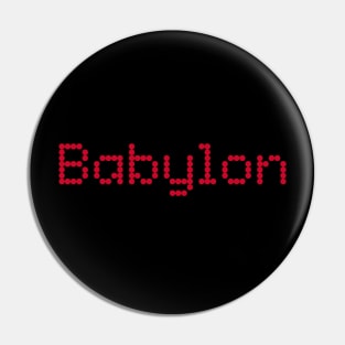 Babylon LIRR Pin