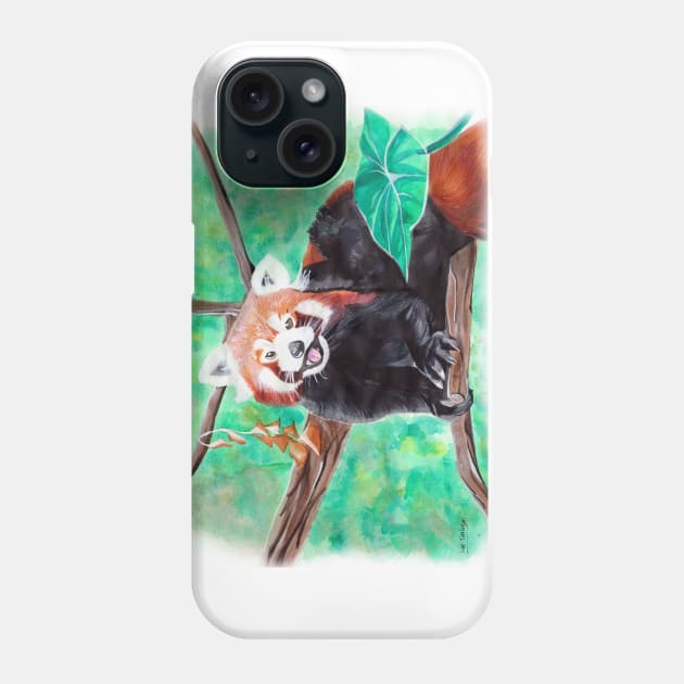 Red Panda Phone Case by lucafon18