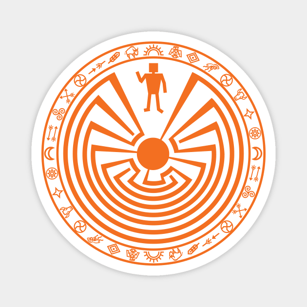 Man in the Maze Magnet by PeregrinusCreative