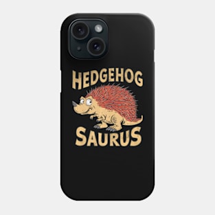 Hedgehog Saurus Cute Vintage Garden Hedgehogs Lover Phone Case