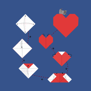 heart origami 1 T-Shirt