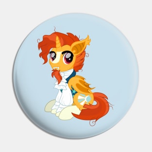 Sunburst bat pony dressed Pin