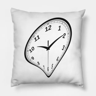 Wobbly clock Pillow