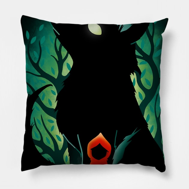 Riding Hood Pillow by Vallina84