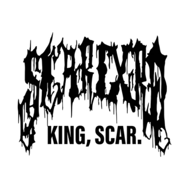 Scarlxrd Metal Logo scar by Ahana Hilenz