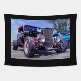 1932 Three Window Coupe Hot Rod Tapestry