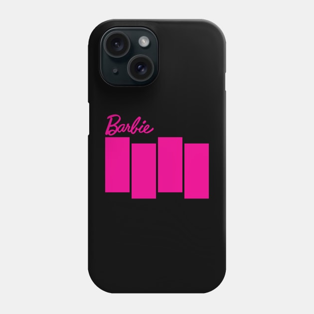 Barbie Black Flag Phone Case by PunkUK