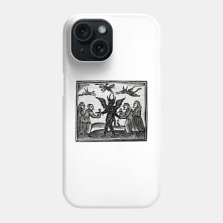 The meeting of witches with the master Phone Case