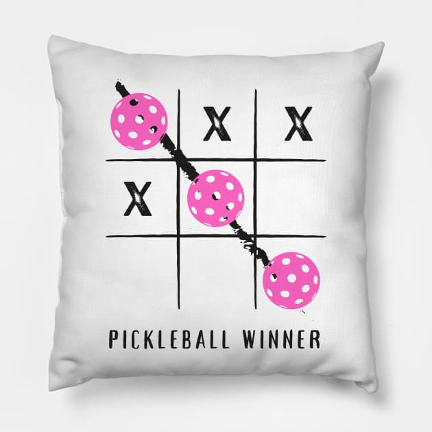 Tic Tac Toe Winner Pillow by Hayden Mango Collective 