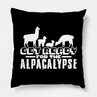 Get Ready for The Alpacalypse Pillow