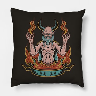 Spiritual Symphony: Occult Aesthetics Pillow