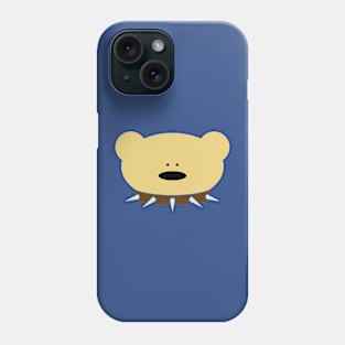 Teddy with spiked Collar Phone Case