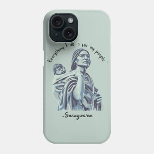 Sacagawea Portrait Phone Case