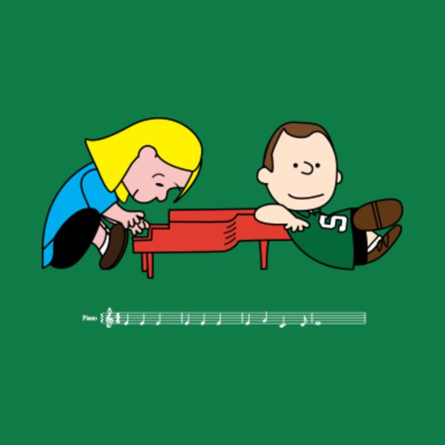 Peanuts Piano Peanuts Piano TShirt TeePublic