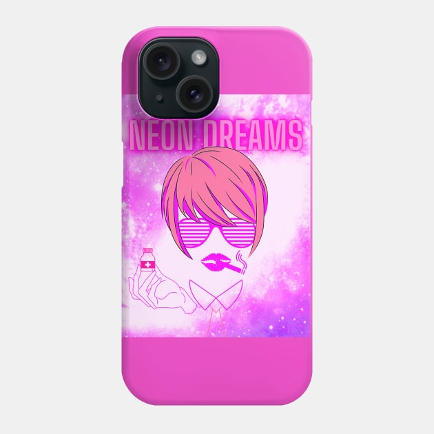 Neon Dreams Phone Case by Rattykins