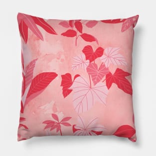 Plants and flowers abstract Pillow