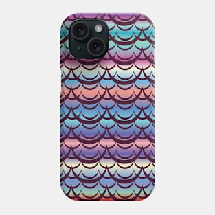 Mermaid Scales Rainbow Gradient Phone Case