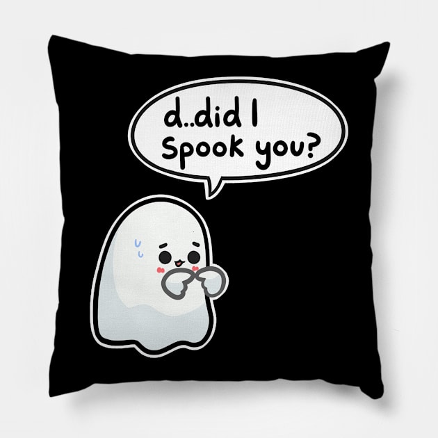 spooked Pillow by nekomachines