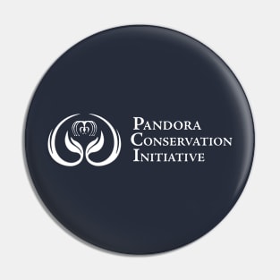 Pandora Conservation Initiative - White Version Pin