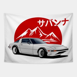 RX-7 Savanna SA JDM Legend Tapestry