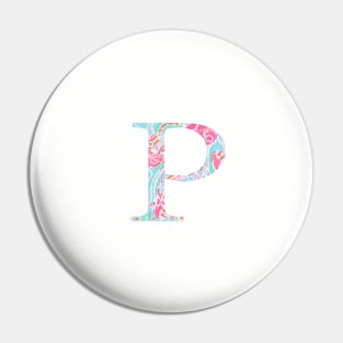 Rho Splash Greek Letter Pin