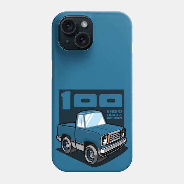 Medium Blue Poly - D-100 (1978 - White-Based) Phone Case by jepegdesign