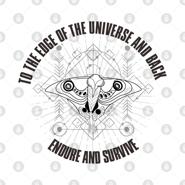 To the Edge of the Universe and Back quote by Rakusumi Art