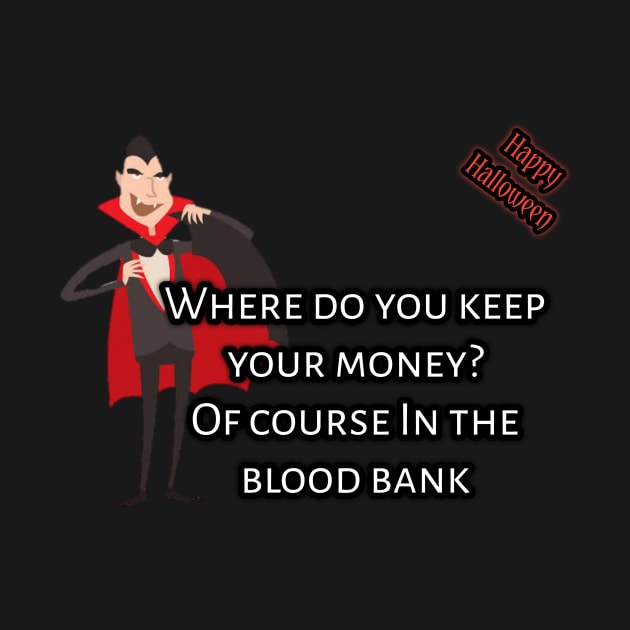 Where do you keep your money? Vampire said of course in blood bank by Ehabezzat