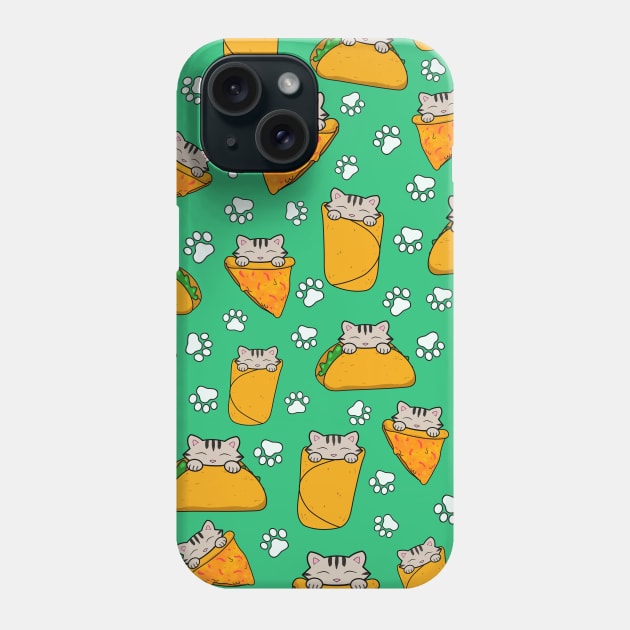 Cute cat pattern Phone Case by Purrfect