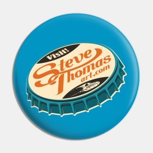 Steve Thomas Art bottle cap Pin