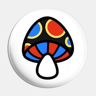 Polyamorous Mushroom Discrete Pride Flag Pin