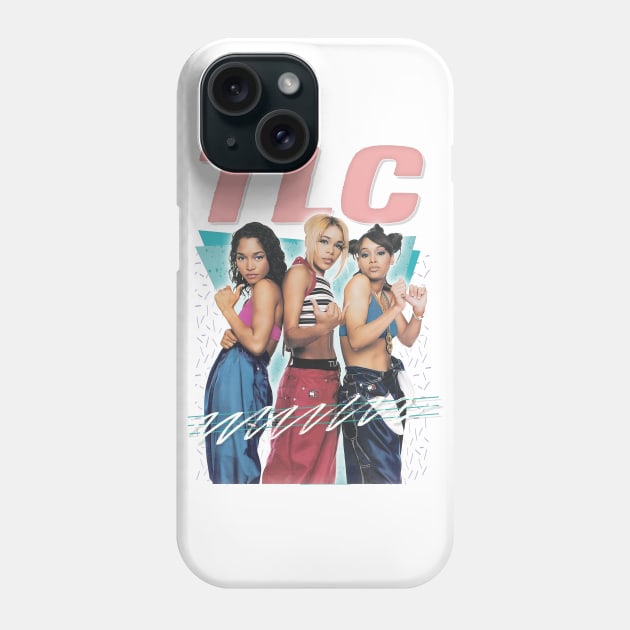 TLC \/\/ 90s Aesthetic Fan Art Design Phone Case by DankFutura