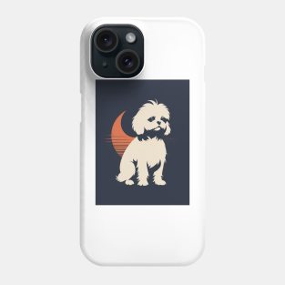 Maltese Dog 2 - Japanese Old Vintage Phone Case