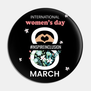 International Women's Day 2024 Inspire Inclusion Pin