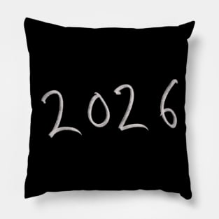 Hand Drawn 2026 Pillow