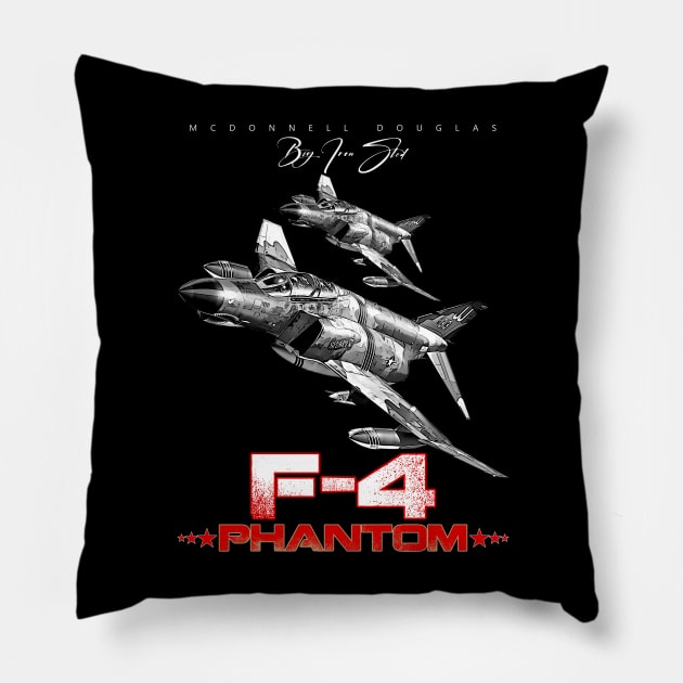 F4 Phantom Us Air Force Fighterjet Pillow by aeroloversclothing