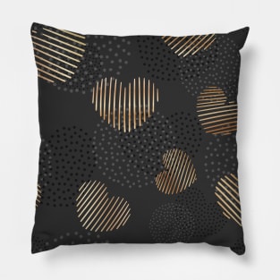 Luxury Golden colors Aesthetic Design Pillow