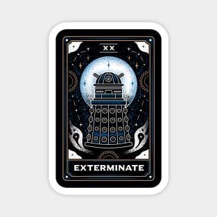 Exterminate Tarot Card Magnet