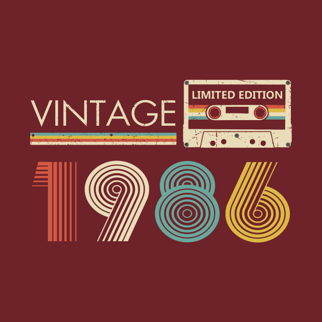 Vintage 1986 Limited Edition Cassette by louismcfarland