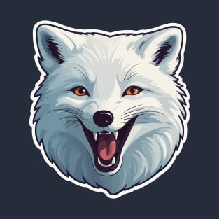 Smiling arctic fox head T-Shirt