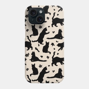 Black Matisse Cats Phone Case