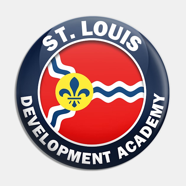 St. Louis Development Academy STL Soccer STLDA Logo Roundel 3D St