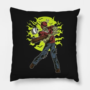 Baseball Zombie Player Pillow