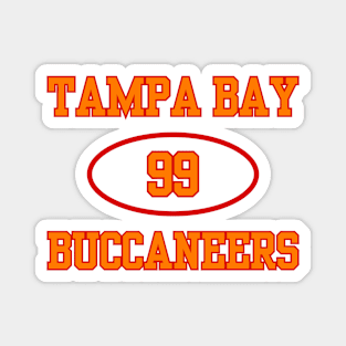 TAMPA BAY BUCCANEERS WARREN SAPP #99 Magnet