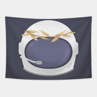 Artemis Nasa Greek Goddess Astronaut Helmet Tapestry