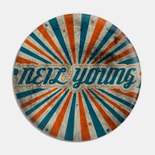 neil young vintage Pin